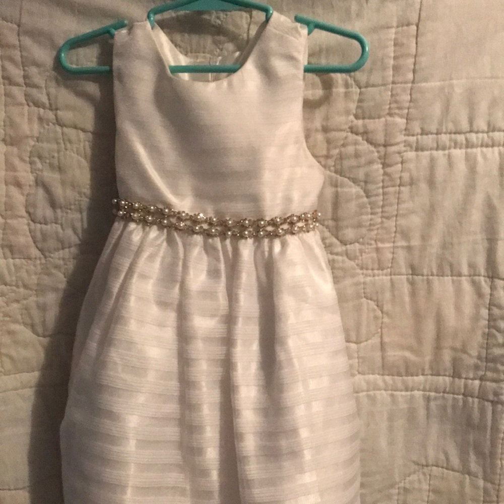 American Princess white dress size 2T